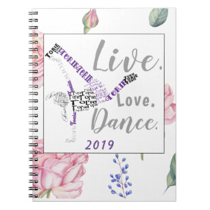 Carnet Custom Hip Hop Dancer Torie   Rose Watercolor