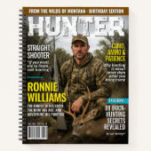 Carnet Custom HUNTER Magazine Cover Journal, Hunter Gift (Devant)