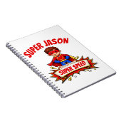 Carnet Custom Kids Superhero Name & Superpower (Côté Droit)