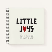 Carnet Custom Little Joy Les enfants disent Keepsaké Jour (Devant)