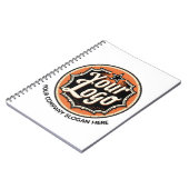 Carnet Custom Logo and Text Business (Côté gauche)