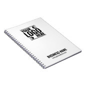 Carnet Custom Logo, Business or Brand Logo Personalized (Côté Droit)