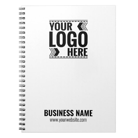 Carnet Custom Logo, Business or Brand Logo Personalized (Devant)