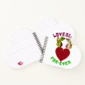 Carnet Custom Lovebirds Heart Gift Classic Playing Cards (Intérieur)
