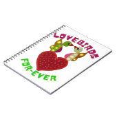 Carnet Custom Lovebirds Heart Gift Classic Playing Cards (Côté gauche)