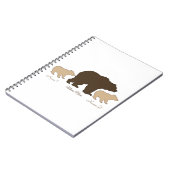 Carnet Custom Mama Bear With 2 Kid Names Mothers Day Gift (Côté gauche)
