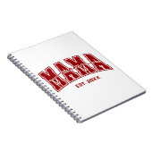 Carnet Custom Mama Est. Year Personalized Mom Established (Côté Droit)