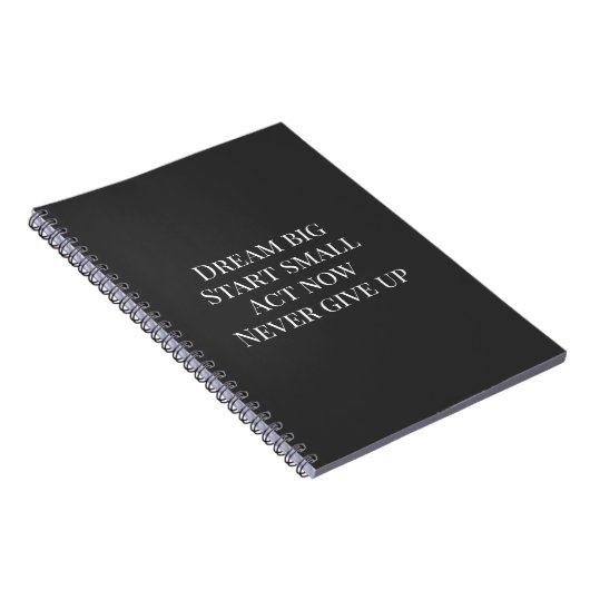 Carnet Custom Motivational Quote Canvas Tile  (Côté Droit)