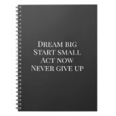 Carnet Custom Motivational Quote Canvas Tile (Devant)