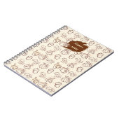 Carnet Custom Name Autumn Pattern Spiral Notebook (Côté gauche)