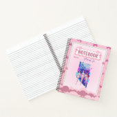 Carnet Custom Name Cute Pink Kpop Inspired Notebook  (Intérieur)
