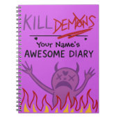 Carnet Custom Name Diary – Demon Hunters (Devant)