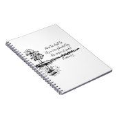 Carnet Custom Name Encouraging Scripture Psalm 1:3 (Côté Droit)