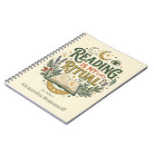 Carnet Custom Name Ex Libris Reading Is My Ritual (Côté gauche)