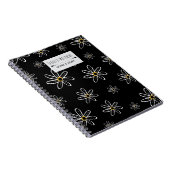 Carnet Custom Name Floral Notebook (Côté Droit)