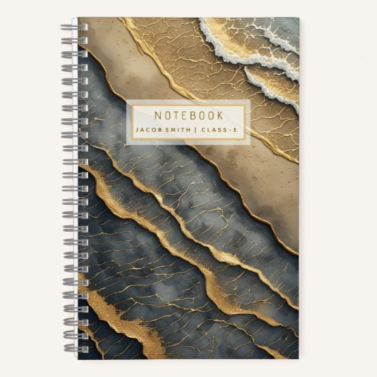 Carnet Custom Name Gift Spiral Notebook Softcover (Recto)