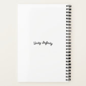 Carnet Custom Name Little Hands, Big Love (Verso)