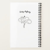 Carnet Custom Name Musical Notes (Verso)