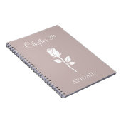 Carnet Custom New Chapter June Rose Birth Flower (Côté Droit)