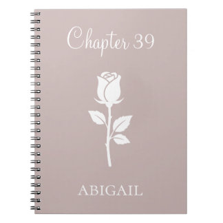 Carnet Custom New Chapter June Rose Birth Flower