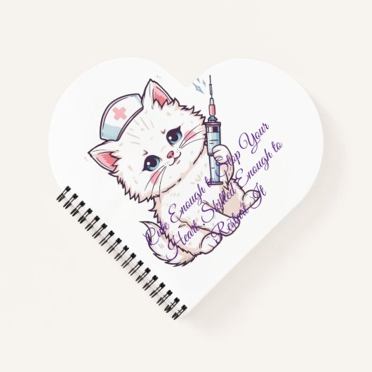 Carnet Custom Nurse Cat Skilled Enough (Devant)