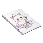 Carnet Custom Nurse Cat Skilled Enough (Côté Droit)
