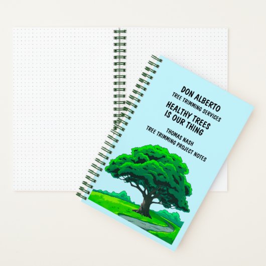 Carnet Custom Oak Tree | Tree Trimming Service (À l'intérieur)