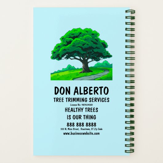Carnet Custom Oak Tree | Tree Trimming Service (Verso)