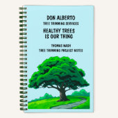 Carnet Custom Oak Tree | Tree Trimming Service (Recto)