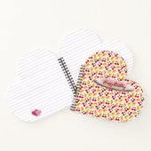 Carnet Custom Orange Floral Cherry Pattern (Intérieur)