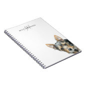 Carnet Custom Pet Personalized Monogram (Côté Droit)