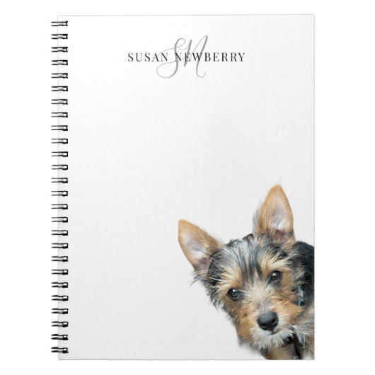 Carnet Custom Pet Personalized Monogram (Devant)