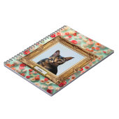 Carnet Custom Pet Portrait Notebook – Your Cat in a Frame (Côté gauche)