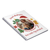 Carnet Custom Photo and Name Christmas Gift For Cat Lover (Côté Droit)