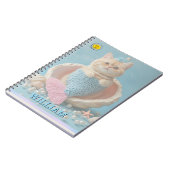 Carnet Custom photo cat pet  notebook (Côté gauche)