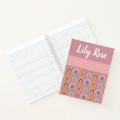 Carnet Custom Pink Rainbow Pattern (Intérieur)