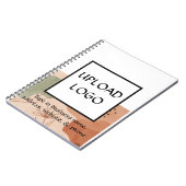 Carnet Custom Salon Logo Notebook for Hair Stylist, Nail (Côté gauche)