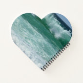 Carnet Custom Seascape Beach Modèle de la mer des vagues (Dos)