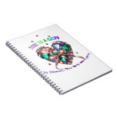 Carnet Custom She Is A Gem Heart Gemstone Gift (Côté Droit)