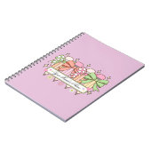 Carnet Custom Teacher Name Notebook | Cute Bow Teacher (Côté gauche)