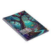 Carnet Custom Text Vibrant Jungle Monkeys Whimsical (Côté Droit)