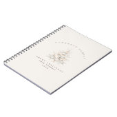Carnet Custom traditional family white Christmas tree (Côté gauche)
