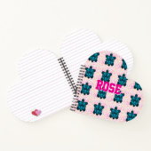 Carnet Custom Tropical Turtle Floral Pattern Seamless  (Intérieur)