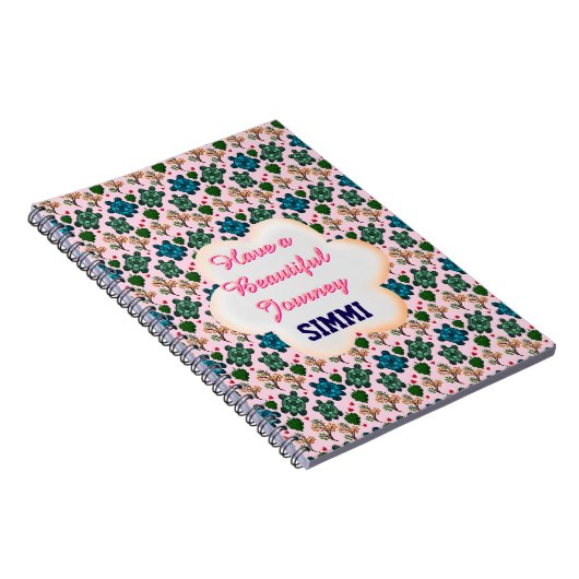 Carnet Custom turtle pattern  (Côté Droit)