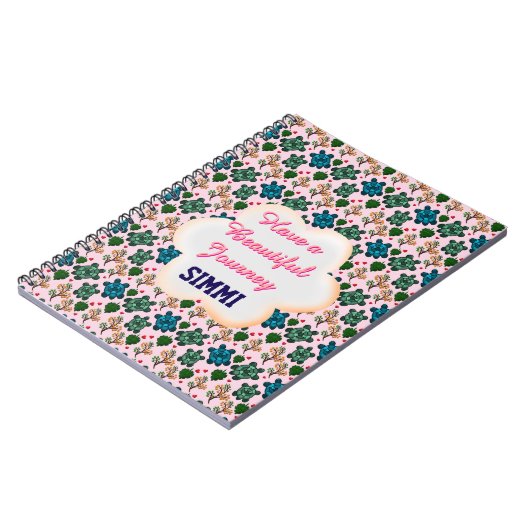 Carnet Custom turtle pattern  (Côté gauche)