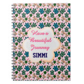 Carnet Custom turtle pattern  (Devant)