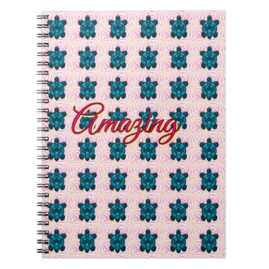 Carnet Custom turtle pattern Sherpa Blanket (Devant)