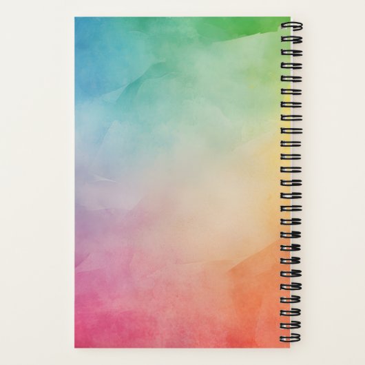 Carnet Custom Volleyball Rainbow Senior One Last Serve (Verso)