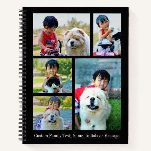 Carnet Customisé 5 Photo Collage Image moderne (Devant)