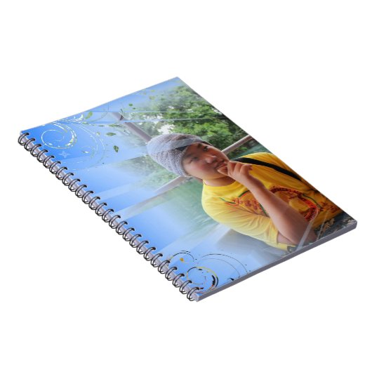 carnet customisé par bleu (Côté Droit)